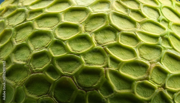 Obraz Extreme realistic macro photo of Bumpy Surface Custard Apple Peel Design 3.jpeg