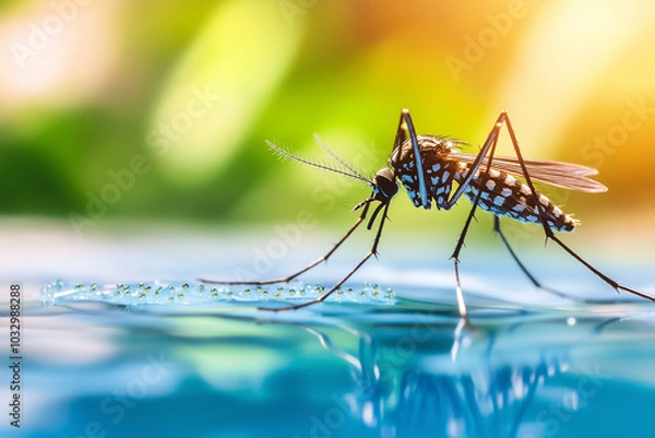 Obraz Mosquitoes in Serene Settings