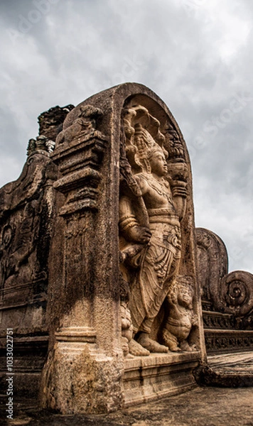 Obraz archaeological site temple country