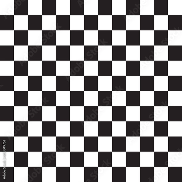 Obraz black chess board