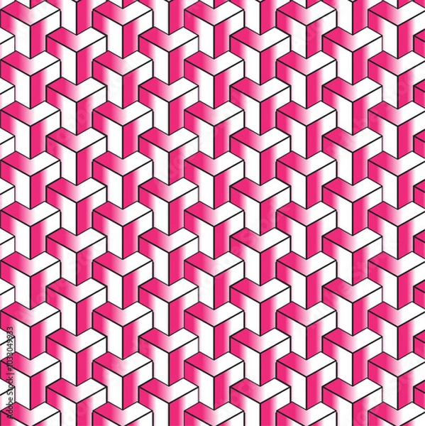 Fototapeta seamless pattern with triangles