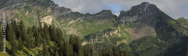 Obraz Panoramic Mountainscape In Summer