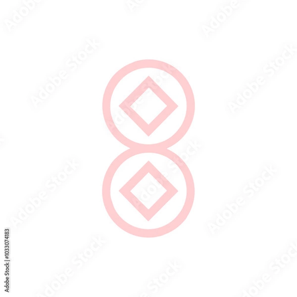 Fototapeta Monogram 8. Number 8. Number 8 design logo. Monogram letter mark 8 logo design. Monogram design vector logo. Monogram number 8 logo design. Simple number 8 monogram. Monogram 8 design logo. 