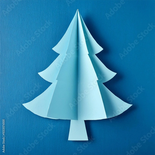 Obraz AI art, Christmas tree background