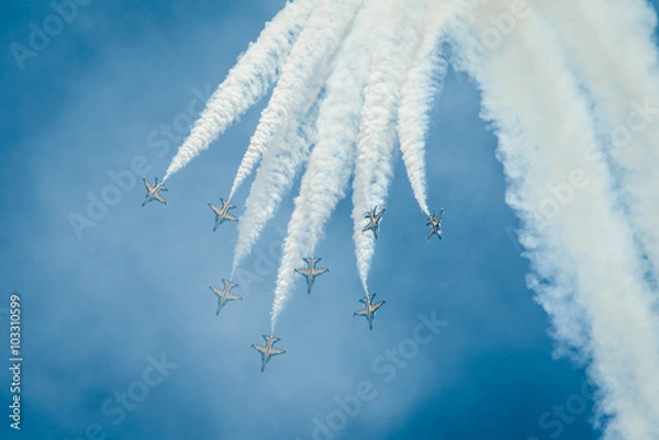 Obraz T-50B Black Eagles fighter jets