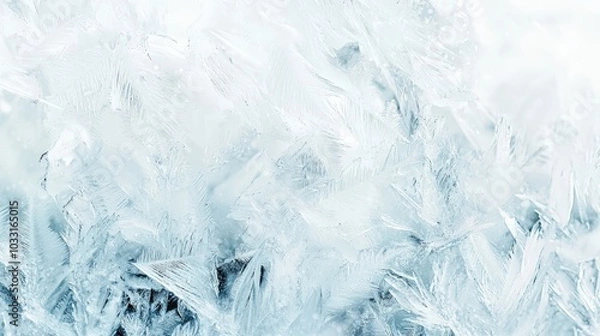 Fototapeta Frozen abstract pattern