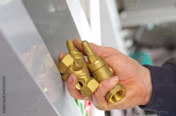 Obraz Plumber at work