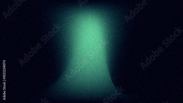 Fototapeta Abstract color gradient grainy background on dark color abstract glowing shape poster header cover backdrop design, noise texture banner, copy space	