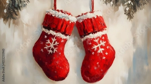 Obraz christmas sock