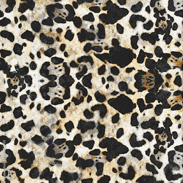 Fototapeta Seanless funky textile pattern