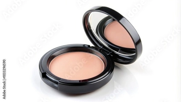Obraz Blush powder in black case with fisheye effect