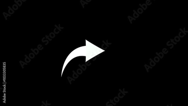 Fototapeta abstract red arrow