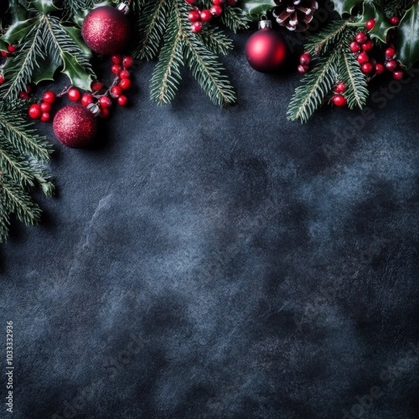 Obraz christmas theme backgound