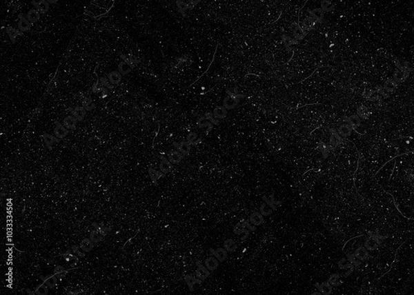 Fototapeta dust and scratch photo overlay in black background