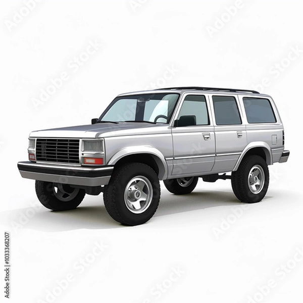 Obraz SUV Car Isolated