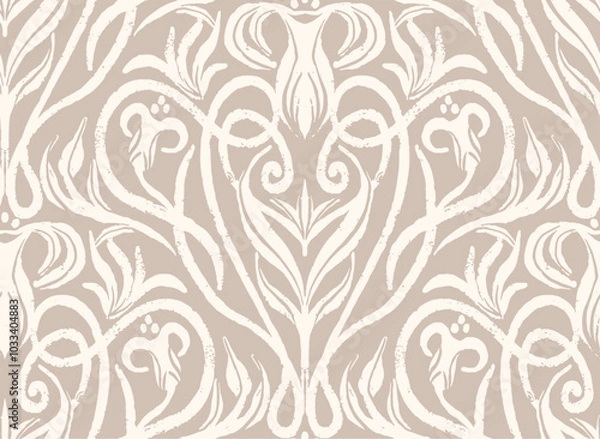 Fototapeta Motif floral wallpaper design