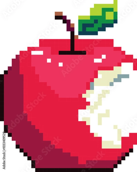 Obraz Pixel Apple Icon