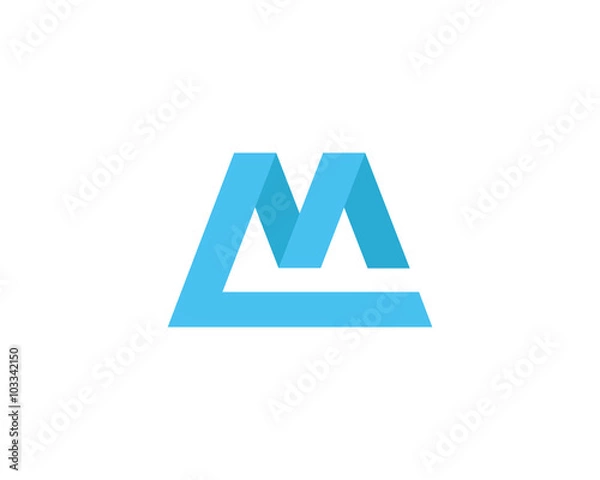 Fototapeta Letter M Logo