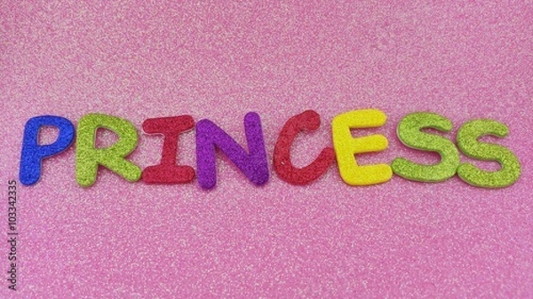 Obraz Glitter alphabet letters