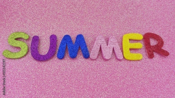 Obraz Glitter alphabet letters