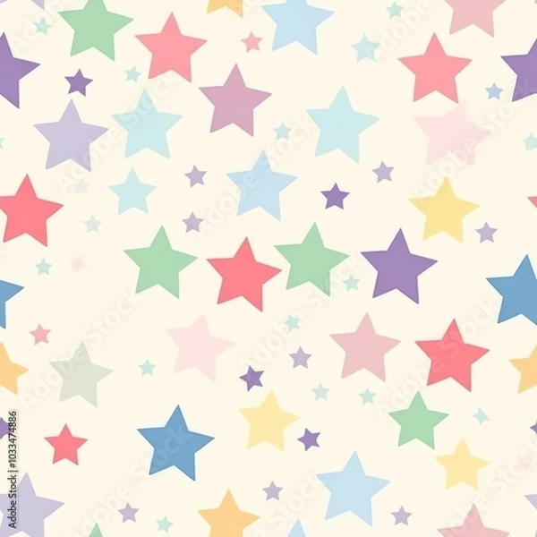 Obraz Star pattern backgrounds confetti.