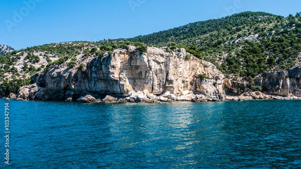 Obraz Thassos island. Greece.