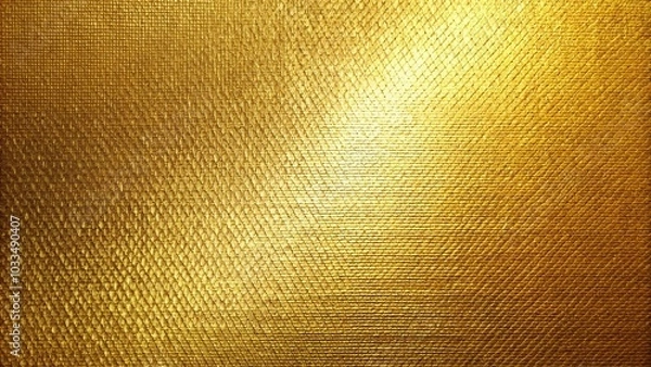 Obraz Reflected fabric textured background wallpaper in gold gradient color