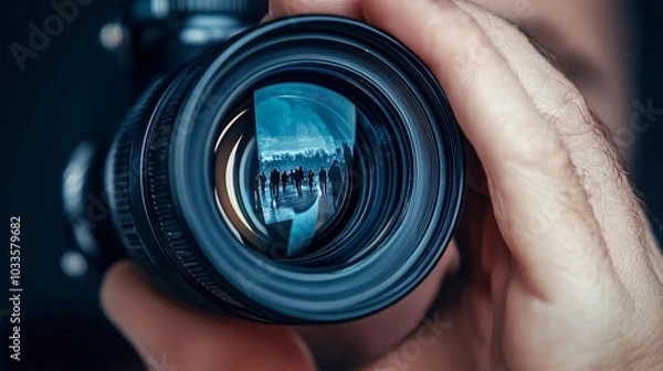 Obraz Investigative Journalist Capturing Human Trafficking Stories