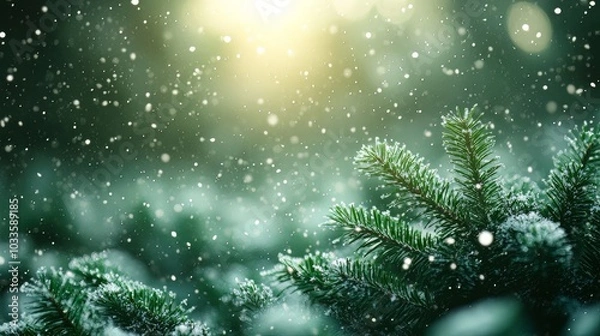 Obraz christmas tree branches