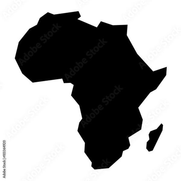 Obraz Map of Africa