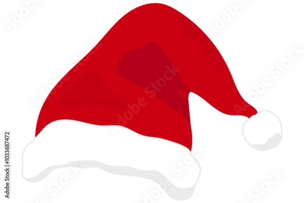 Obraz サンタ帽のイラスト
