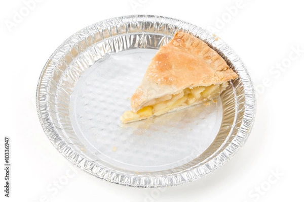 Fototapeta Apple Pie with white background