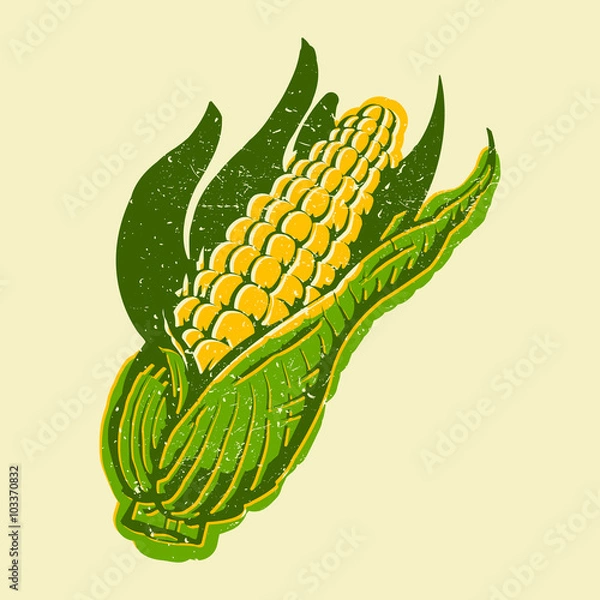 Obraz Corn vector icon