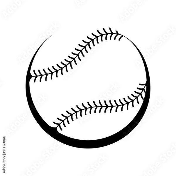 Obraz Baseball Vector Icon