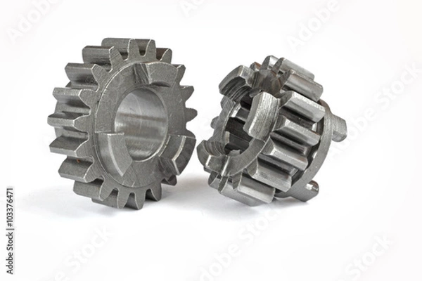 Obraz Two metal gears