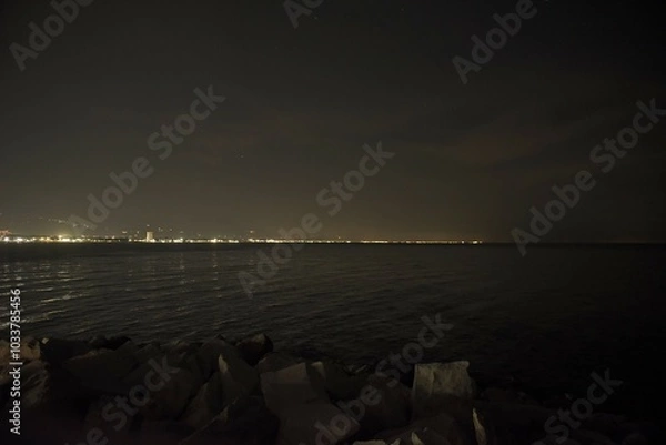 Obraz porto di notte