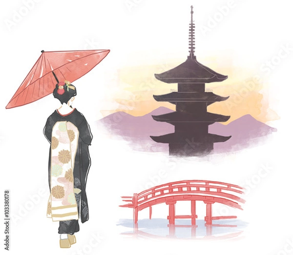 Obraz 京都のイメージ