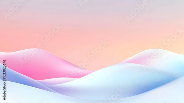 Fototapeta Soft Gradient Abstract Background for Design Projects