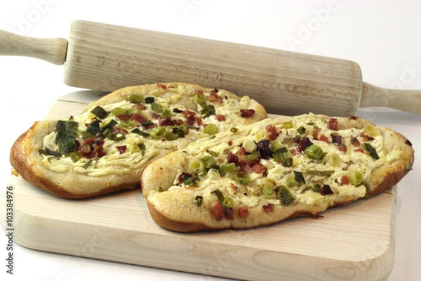 Obraz Laugenstange mit Lauch