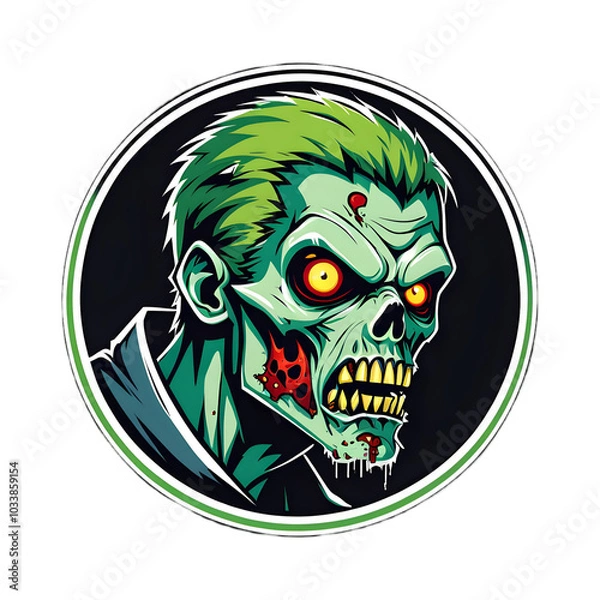Fototapeta Zombie PNG transparent background