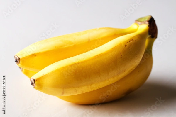 Fototapeta Bunch of Bananas Isolated on White Background