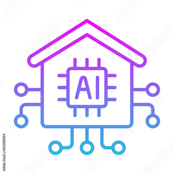 Fototapeta Home Icon