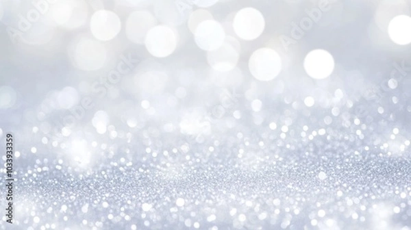 Fototapeta Abstract Silver Glitter Background