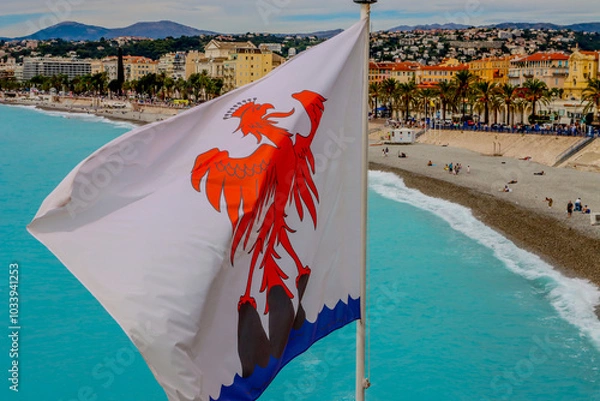 Fototapeta Drapeau de Nice