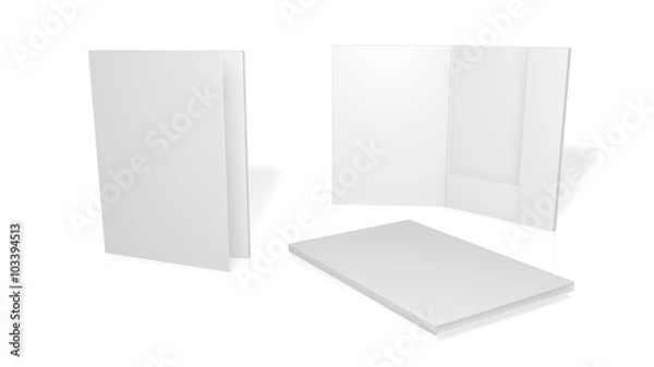 Fototapeta Blank Mappe - Normal - Präsentation