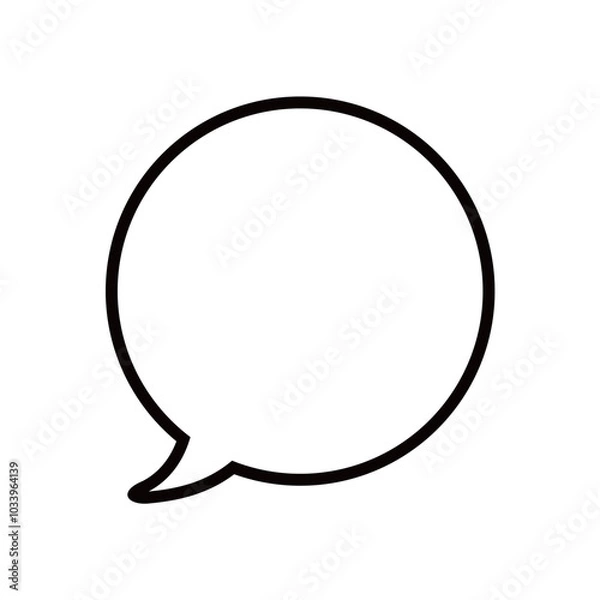 Obraz Speech bubble icon. Vector image