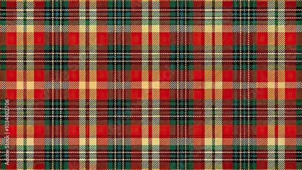 Fototapeta Abstract silhouette seamless pattern of tartan plaid