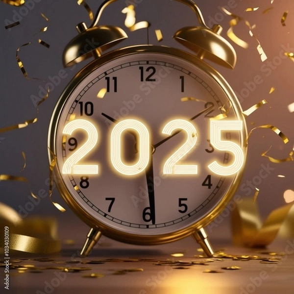 Fototapeta New Year Celebration 2025