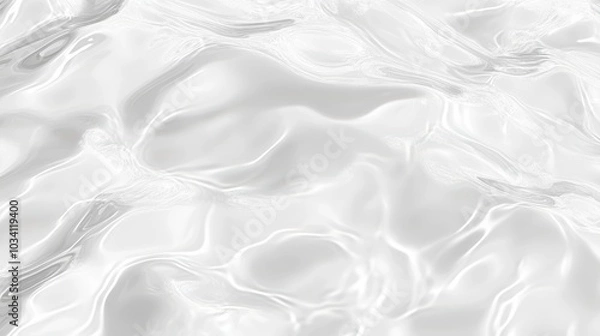 Fototapeta Abstract white background with flowing lines and soft light.