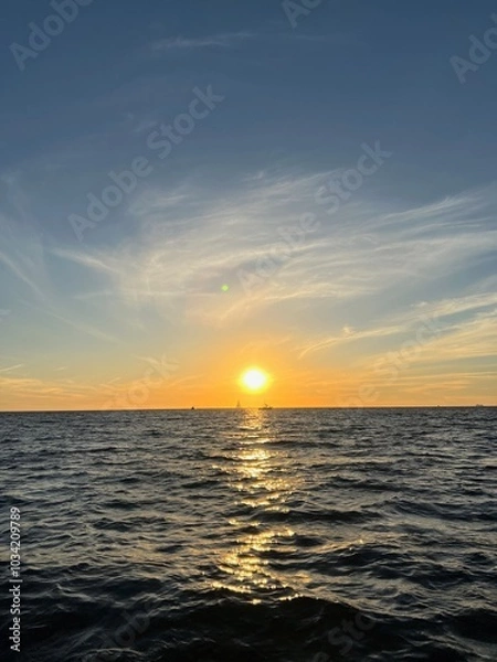 Obraz sunset in the sea